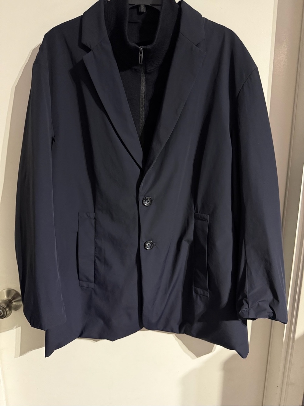 EUC Men’s Emporio Armani Blazer Style Jacket Size 58/ XXXL Navy Blue